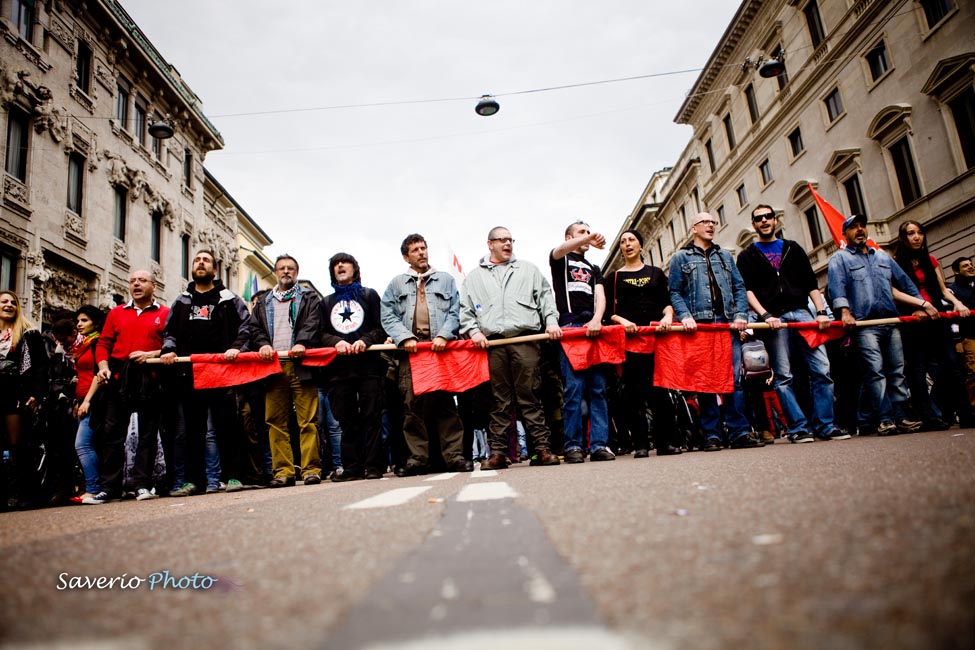 Saverio Cammarata Fotografia Milano - Manifestazione del 25 Aprile